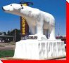 Chimo the Polar Bear - Cochrane, Ontario