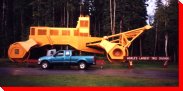 World's Largest Tree Crusher - Mackenzie, British Columbia