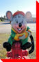Mouse on a Fire Hydrant - Ignace, Ontario
