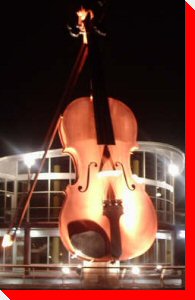 World's Largest Illuminated Fiddle - Sydney, Nova Scotia